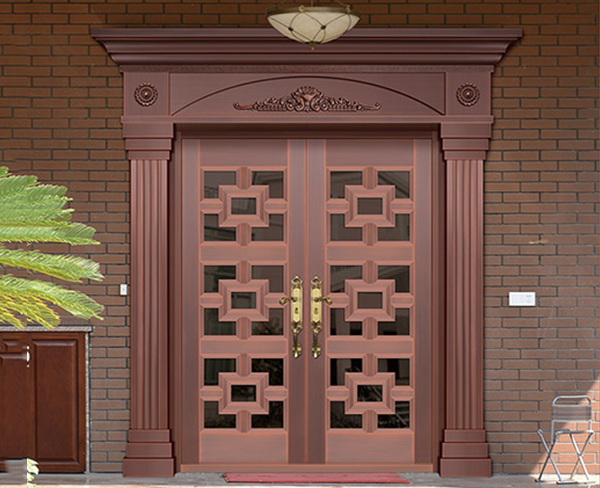 董民门业告诉你内蒙古铜门和纯铜门的区别是什么